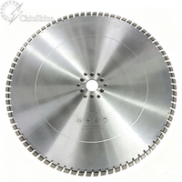 Lame de scie murale diamantée à segments de type Arix D800mm 32 pouces, soudée au laser pour la découpe du béton armé