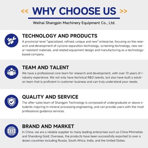 El revestimiento no es duradero y el reemplazo general frecuente resultaría caro. Elija Equipos de Minería Shangpin Hydrocyclone - Product Image 5