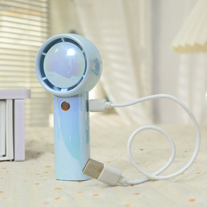 <b>Mini</b> Turbine Handheld <b>Fan</b> 5W <b>USB</b> Rechargeable Bladeless Portable Outdoor Use - Product Image 5