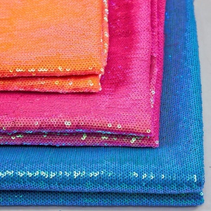 LH gran oferta de buena calidad 100% tela de encaje de poliéster lentejuelas brillantes transpirable ecológico para vestidos de noche/Fiesta de <span class=keywords><strong>mujer</strong></span> - Product Image 2