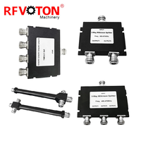 Répartiteur RF à large bande 2 voies, 3 voies, 4 voies, type N femelle, 50 ohms, signal cellulaire, répartiteur Wilkinson, directement de l'usine