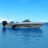 Avustralya'da Açık Deniz Balıkçılığı İçin En İyi Yeni 25ft Derin V Alüminyum Kabinli Tekne 6m 150HP 6 Kişilik Kapasiteli