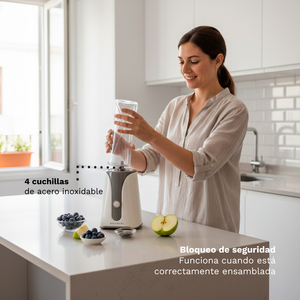 Frullatore Grunkel da 600 ml, bianco, per frullati personali - Product Image 3