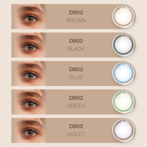 Newlook 화장품에서 아름 다운 한국 디자인 다크 브라운 콘택트 렌즈 천연 녹색 파란색과 회색 색상 안경 - Product Image 6