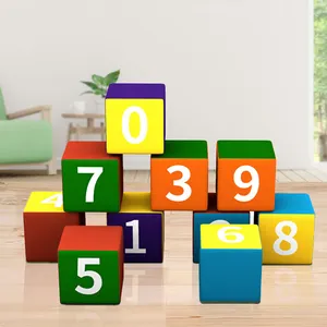 Educational 100% Waterproof Preschool Educational Construction Cubes Kit Easy Creation Of Various Shapes For Boys And Girls