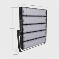 Projecteurs LED circulaires multi-modules 1000W 1200W à puce 5050 basse tension, lumière chaude 110V 240V pour le handball (vente en gros)