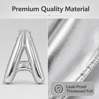 Ballon à hélium Mylar, 1 pièce, grand, 16, 32, 26, 32, 34, 40, en forme personnalisée, couleur or, en feuille d'aluminium