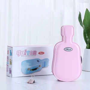 Boîte à musique créative en forme de guitare avec miroir, pour ranger bijoux et accessoires, cadeau d'anniversaire pour enfants - Product Image 6