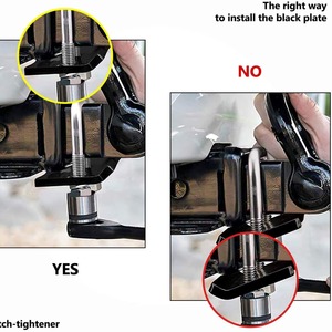 <b>Car</b> Modification Parts 1.25 2 Inch Trailer Square Mouth Anti Shake Stabilizing Lock <b>Hook</b> Shockproof - Product Image 4