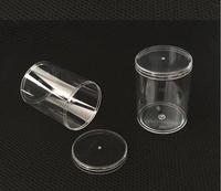 Boîte à bonbons en plastique transparent avec couvercle recyclable pour l'alimentation ou le sucre usage industriel