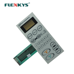 High performance technical <strong>function</strong> push <strong>button</strong> led microwave oven membrane switch panel - Product Image 3