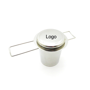 Infuseur à thé pliable en acier inoxydable 304 de qualité alimentaire WELAND avec couvercle - Product Image 3