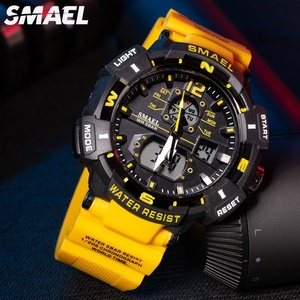 Reloj de Pulsera Impermeable con Cronómetro y Alarma SMAEL 8045 para Hombre, Pantalla Dual Analógica y Digital, Cronógrafo con Alarma - Product Image 2
