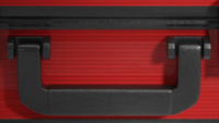 Étui pour cartes Slab Case X Rouge (BGS) avec double verrouillage TSA pour cartes gradées