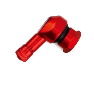 Coude de <span class=keywords><strong>Valve</strong></span> de pneu de roue de moto de machines de pièces de rechange de moto personnalisées de CNC avec 90 degrés - Product Image 4
