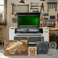 Découpeuse laser CO2 haute précision 7050, graveur laser 700x500mm pour acrylique, bois, cuir, MDF, pierre, papier, machine CNC refroidie par eau