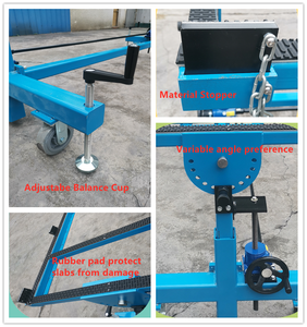 Eavy-mesa de trabajo de metal para procesamiento de piedra, mesa de fabricación de granito de acero con altura ajustable para corte de agujeros - Product Image 6