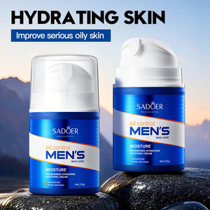 Crème hydratante et apaisante pour <span class=keywords><strong>homme</strong></span> OEM SADOER 50g, nourrissante et régénérante, pour tous types de peaux - Product Image 1