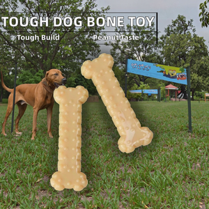 Hueso de Nylon con Sabor a Mantequilla de Cacahuete para Perros, Juguete Duradero para Masticar, Barra Molar Texturizada para Masticadores Agresivos - Product Image 2