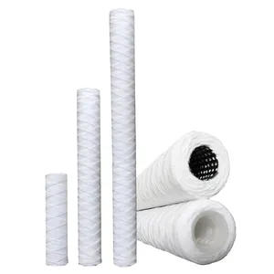 20 inch resins polypropylen Cotton string wound filter cartridge 40 10 inch water pp filter 5 micron