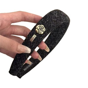 Élégantes pinces à <span class=keywords><strong>cheveux</strong></span> coréennes rétro en forme de camélia, faites à la main, avec fil doré et éponge, <span class=keywords><strong>pour</strong></span> femmes, style vintage, <span class=keywords><strong>pour</strong></span> les fêtes - Product Image 5