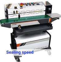 Machine de scellage automatique de sacs en plastique LF1080 avec fonction d'impression à l'encre et de purge d'azote