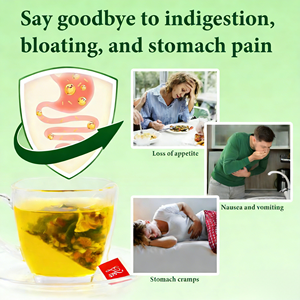 Té Herbal Calmante para el Estómago OEM, Té Saludable, Mezcla de Hericium, Lila y Jujube, Orgánico, Natural, Vegano, Sin OMG, 20 Bolsitas de Té de 5g Cada Una, en Caja - Product Image 6