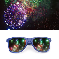 Lunettes de diffraction 3D en forme de cœur personnalisables de haute qualité