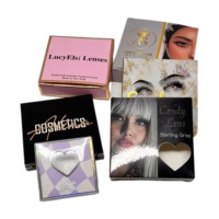 Lentilles de contact colorées en gros, couleur naturelle, nouveau design, vente chaude, boîte de lentilles de contact colorées