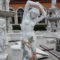 Factory Price Marble Stone Goddess Statue Marble Girl With Bottle Statue