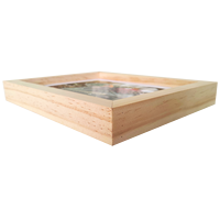 Cadres photo en bois naturel 6x8 pouces, en plexiglas écologique, pour table ou mur, décoration pour la maison ou le bureau