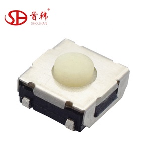 Nút cao su thiết bị chuyển mạch tact chuyển đổi 6x6 MÉT 4 Pin Dip chuyển đổi B3SN-3012P - Product Image 1