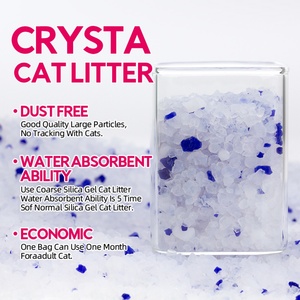 Hot Sell Bulk Dust Free High-agglomeration Low Tracking 100% Natural Crystal Pet <b>Cat</b> <b>Litter</b> - Product Image 2