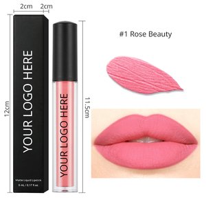 Commercio all'ingrosso A Buon Mercato Cosmetici Impermeabile di Lunga Durata Velluto Opaco di Marca Trucco Nude <span class=keywords><strong>Nero</strong></span> Liquido <span class=keywords><strong>Rossetto</strong></span> - Product Image 4