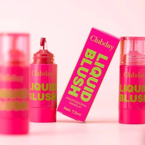 Fard à joues liquide Air-cushioned Button 6 couleurs, blush liquide polyvalent, rouge à lèvres mat <span class=keywords><strong>rose</strong></span>, maquillage longue tenue et facile à appliquer - Product Image 5