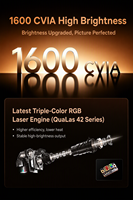 Nouveau projecteur laser portable Z9X 4K, luminosité 1600 CVIA, source laser triple couleur, projecteur intelligent pour le divertissement à domicile
