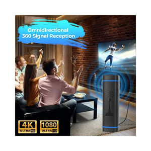 <span class=keywords><strong>Antena</strong></span> de <span class=keywords><strong>TV</strong></span> Digital <span class=keywords><strong>HD</strong></span> <span class=keywords><strong>para</strong></span> Interiores SIGNALWELL con Amplificador de Señal Inteligente, 1200+ Millas de Alcance, Ganancia de 39dBi, Plástico Negro, Compatible con Todos los Televisores Inteligentes 4K 1080p DTMB - Product Image 4