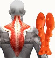 Dispositif de traction cervicale EVA PU Oreiller de massage du cou Épaule Relaxer Cou Civière Oreiller Retour Point de déclenchement Masseur