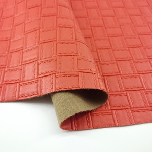 Cuero Sintético Cuadrado Tejido Impermeable de Alta Elasticidad, 1 Yarda MOQ para Bolsos de Marca y Suministros de Artesanía en Cuero - Product Image 1