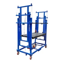 Échafaudage électrique JYH 120v, pliable automatique, mobile, plateforme de levage à câble métallique pour la construction, les restaurants