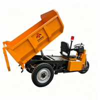 SINMAN Mini-dumper électrique à trois roues de 1,5 tonne à grande capacité pour l'exploitation minière