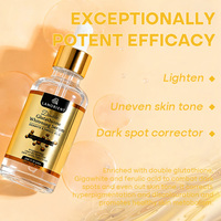 Sérum pour le visage à l'or 24 carats, correcteur de taches brunes, blanchissant naturel, collagène, anti-âge, soin de la peau, marque privée