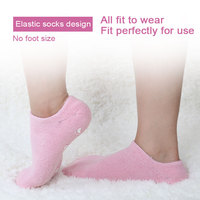 Chaussettes en silicone et gel OEM ODM pour hydrater, adoucir, réparer et éclaircir la peau - Traitement hydratant