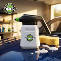 Semprotan Busa 2L untuk Detailing Mobil, Penyemprot Busa Elektrik 7.4V Isi Ulang untuk Pencucian Mobil