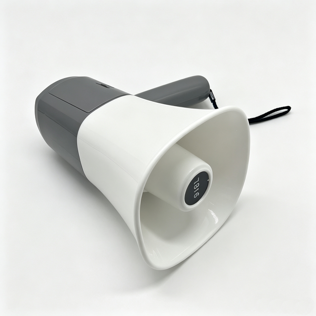 Portable Handheld Bullhorn Megaphone Recording Alarm Function USB TF Card Supported