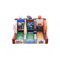 Modèle de pinata gonflable interactif jouets jeux de sport de carnaval étoiles filantes gonflables jeu de tir de basket-ball