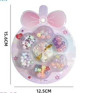 ชุดทำสร้อยข้อมือลูกปัด DIY ของเล่นเสริมพัฒนาการสร้างสรรค์ สนุกสนาน ทำมือ ของขวัญสำหรับเด็กผู้หญิง ขายส่ง - Product Image 2