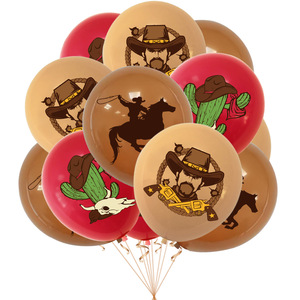 Kit <span class=keywords><strong>de</strong></span> Decoración para Fiesta <span class=keywords><strong>de</strong></span> Cumpleaños con Temática <span class=keywords><strong>de</strong></span> Caballos Vaqueros del Oeste: Pancarta <span class=keywords><strong>de</strong></span> Caballo Mustang, Adornos para Pastel y Globos <span class=keywords><strong>de</strong></span> Látex - Product Image 2