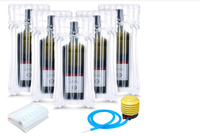 Protection pour bouteille de vin, sac à colonne d'air, gonflable, antichoc, protection d'expédition pour articles fragiles, bouteille de vin