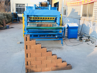 Machine automatique hydraulique HONGBAOYUAN pour la fabrication de blocs de terre cuite emboîtables - Polyvalente, haute efficacité, équipée d'une pompe moteur facile à utiliser